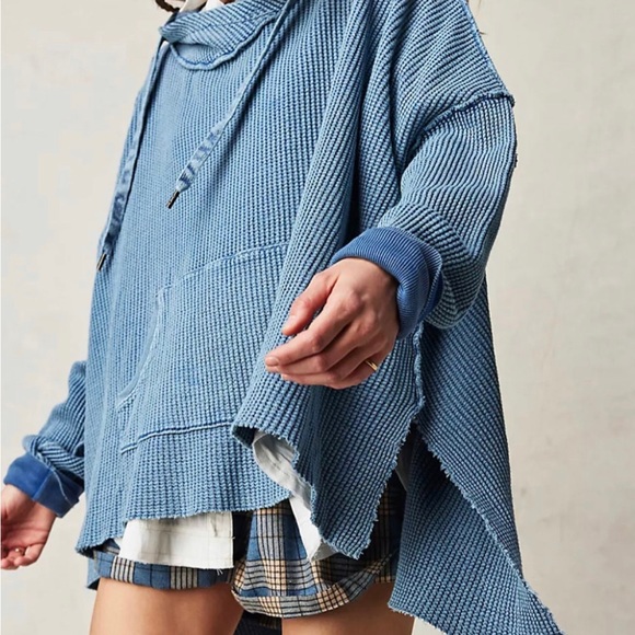 Free People Tops - FP One Gannet Hoodie BNWOT < 3 Item (blue, pink ,and brown available )